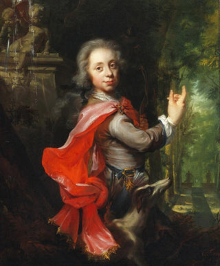 Cornelis Troost - Portrt af en dreng i en park.webp