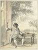 Promeneur au repos devant l'auberge De Mosse Knip - Cornelis Troost — artwork view