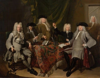 Cornelis Troost - The inspectors of the Collegium Medicum.webp