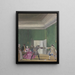 L'écuyer ridicule - Cornelis Troost — framed artwork on a wall
