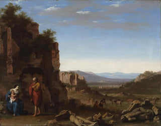 Cornelis Van Poelenburch - The Rest on The Flight into Egypt.webp