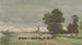 Landschap met kudde schapen - Cornelis Willem Hoevenaar II — weergave van het kunstwerk