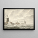 Vue de la débâcle de la glace sur et contre le parapet derrière le Runmolen à Gorinchem le 20 février 1799 - Cornelis de Jonker — ingelijst kunstwerk aan de muur