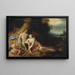 Venus en Adonis - Cornelis van Haarlem — ingelijst kunstwerk aan de muur