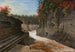 Rivierkloof in de herfst - Cornelius David Krieghoff — weergave van het kunstwerk