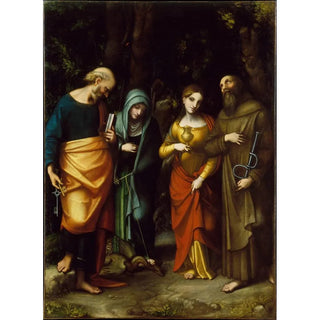 Correggio - Saints Peter Martha Mary Magdalen and Leonard.webp