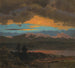 Zonsondergang over de Hudson-vallei, New York - Frederic Edwin Church — weergave van het kunstwerk