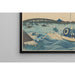 Reproduction of the painting [Edo] Sunset on the Ryōgoku Bridge seen from Ommaya bank - Katsushika Hokusai