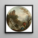 Koppel van vissers - Charles-François Lacroix — ingelijst kunstwerk aan de muur