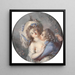 van het paar dat danst - Johann Julius Heinsuis — ingelijst kunstwerk aan de muur