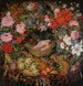 Crown of flowers and fruits with a center after Rubens - Ottmar Elliger — artwork view