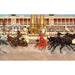 Reproductie van het schilderij Koers van wagens in de circus - Raffaello Sorbi