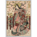 Reproductie van het schilderij Courtesan - Kitagawa Utamaro