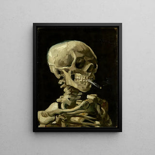 Smoking Skeleton Skull - Vincent Van Gogh