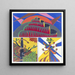 Créations Pl08 - Jef de Schilder — framed artwork on a wall
