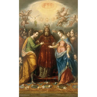 Cristbal De Villalpando - The Betrothal Of The Virgin To Saint Joseph.webp