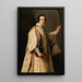 Reproductie van het schilderij Portret van een man onder de gelaatstrekken van Sint Laurentius - Cristofano Allori