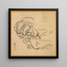 Croquis d'Ibarakidji - Shibata Zeshin — framed artwork on a wall