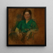 schets van een vrouwelijke figuur - Olga Boznanska — ingelijst kunstwerk aan de muur