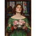 Reproductie van het schilderij Pluk de rozenknoppen zolang je kunt - John William Waterhouse