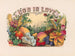 God is liefde - Currier & Ives — weergave van het kunstwerk