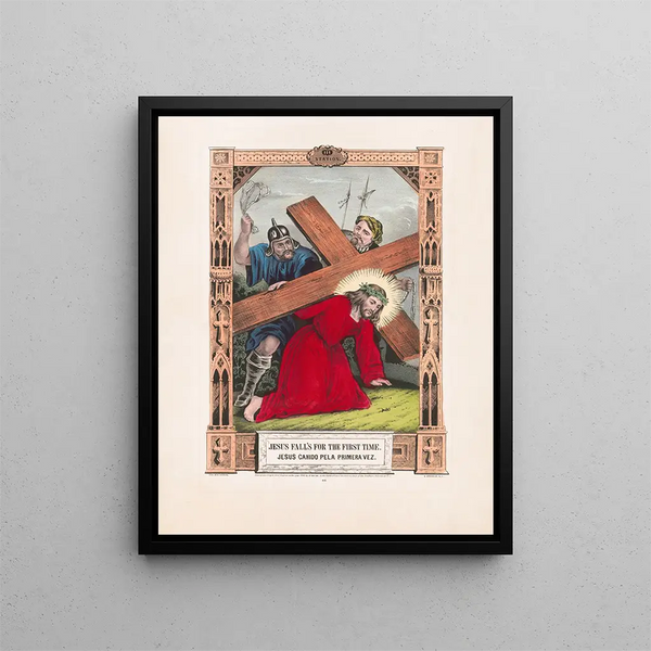 Currier Ives - Jesus falls for the first time.webp