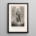 Sint Antonius van Padua - Currier & Ives — ingelijst kunstwerk aan de muur