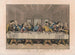 Het Laatste Avondmaal - Currier & Ives — weergave van het kunstwerk