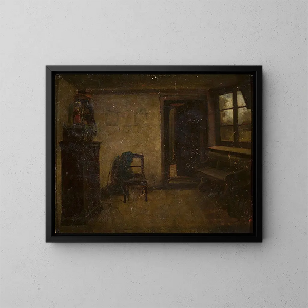 Interior room painting - Curt Agthe — framed artwork on a wall