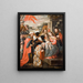 Aanbidding der Wijzen - School van Cusco — ingelijst kunstwerk aan de muur