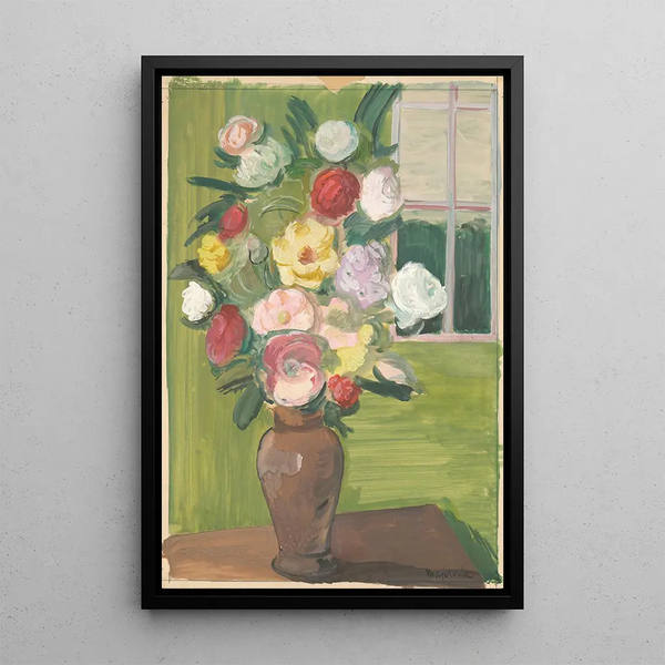 Reproductie van het schilderij Bloemenmand - Cyprian Majernik