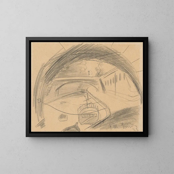 Pont - Cyprian Majernik — ingelijst kunstwerk aan de muur
