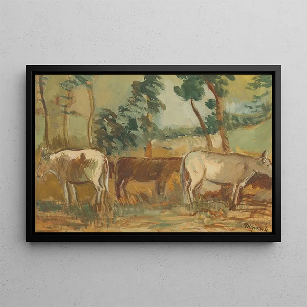 Kravy - Cyprian Majernik — ingelijst kunstwerk aan de muur