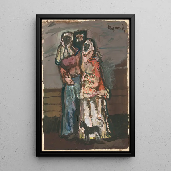 Reproductie van het schilderij Maskers - Cyprian Majernik