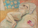 Vrouw rustend - Cyprian Majernik — weergave van het kunstwerk