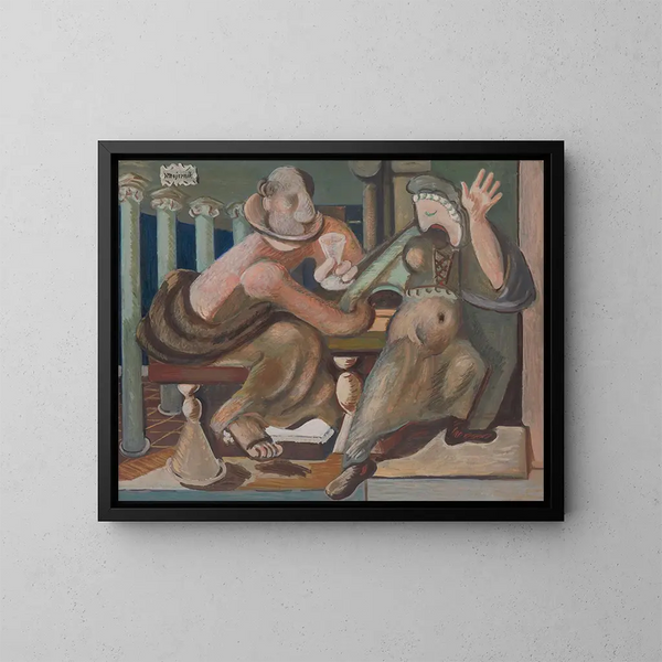 Seduction - Cyprian Majernik — framed artwork on a wall