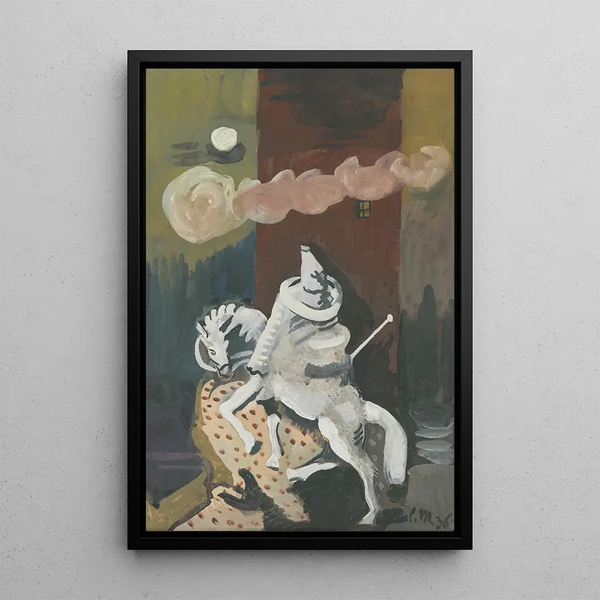 In de nacht - Cyprian Majernik — ingelijst kunstwerk aan de muur