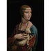 Reproductie van het schilderij Dame aan de hermelijn - Portret van Cecilia Gallerani - Leonardo da Vinci
