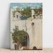 Reproduction of the painting Dame au balcon, Capri - John William Waterhouse