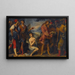 Joseph verkocht als slaaf door zijn broers - Damiano Mascagni — ingelijst kunstwerk aan de muur