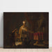Reproduction of the painting Daniel and Cyrus before the idol Bel - Rembrandt van Rijn