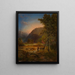Vue du château de Neu-Eberstein près de Gernsbach dans la vallée de la Murg - Daniel Fohr — ingelijst kunstwerk aan de muur