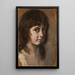 Study of a Girl - Daniel Gardner — framed artwork on a wall