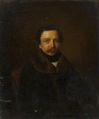 Daniel Gevril - Portrait of a man in a coat with a fur collar.webp