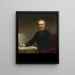 Carl Schurz - Daniel Huntington — ingelijst kunstwerk aan de muur