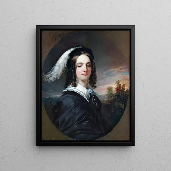 Marie Inman - Daniel Huntington — framed artwork on a wall