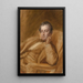Washington Irving - Daniel Huntington — ingelijst kunstwerk aan de muur