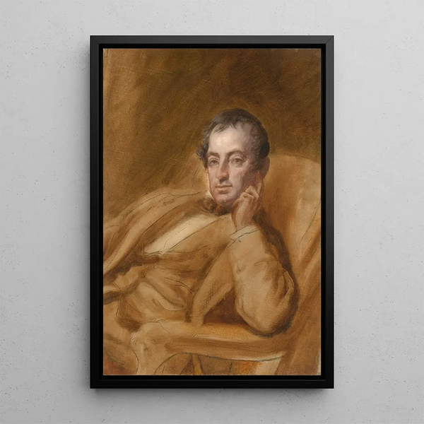 Washington Irving - Daniel Huntington — framed artwork on a wall