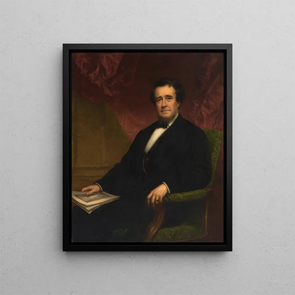 William Henry Aspinwall - Daniel Huntington — framed artwork on a wall