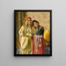 Sisters - Daniel Israel — framed artwork on a wall